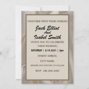 INVITACIÓN ÉLÉGANTE INVITATION DE MARIAGE
