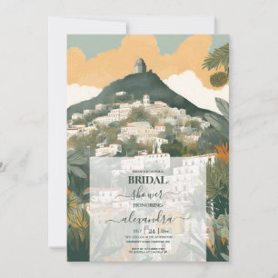 Invitación Elegante Italia Capri Destino Ducha Novial