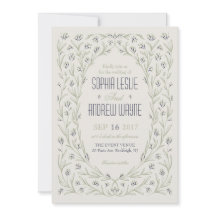 Elegante jardín de vegetación floral boda rústico