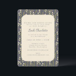 Invitación Elegante Jardín moderno Floral Earthy Bat Mitzvah<br><div class="desc">Elegante Jardín moderno Floral Earthy Bat Mitzvah Invitación</div>