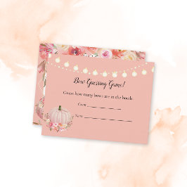 Invitación Elegante juego de adivinación de calabaza juego de