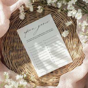 Invitación Elegante juego de Apron con ducha de novia