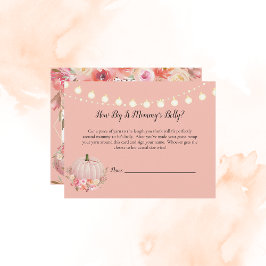 Invitación Elegante juego de Baby Shower de tamaño Belly para