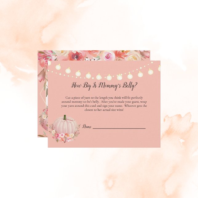Invitación Elegante juego de Baby Shower de tamaño Belly para (Subido por el creador)