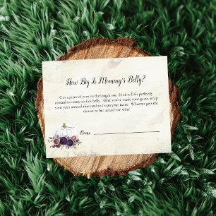 Invitación Elegante juego de tamaño de Belly de mamá de calab