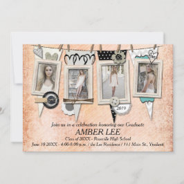 Invitación elegante lamentable de la fiesta de