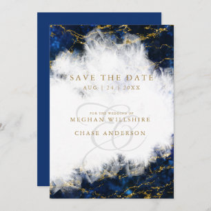 Invitación Elegante Lapis Lazuli Crystal Geode