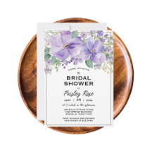 Elegante Lluvia de Flores Purpura para Boda