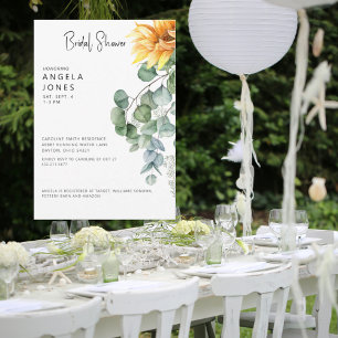 Invitación Elegante Lluvia de Sol y Eucalipto II