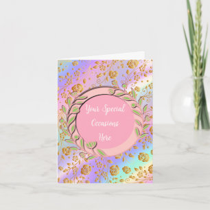 Invitación Elegante Marco Floral: para Todas las Ocasiones