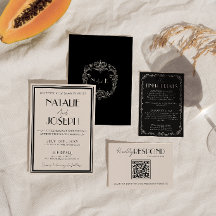 Elegante Marfil Negro Lujo Dinero Antiguo Retro Bo