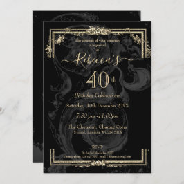 Invitación Elegante Marie Antoinette sobre inspiración france