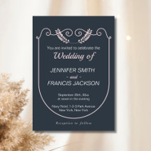 Elegante Marina Clásica y Boda de Rubor