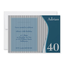 Invitación elegante masculina