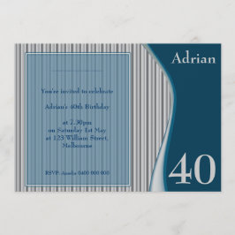 Invitación elegante masculina