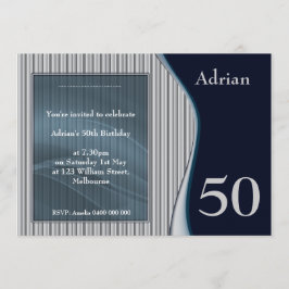 Invitación elegante masculina