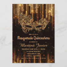 Elegante Masquerade Quinceañera 15 cumpleaños