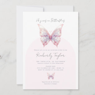 Invitación Elegante Me Da Mariposas Ducha Bridal