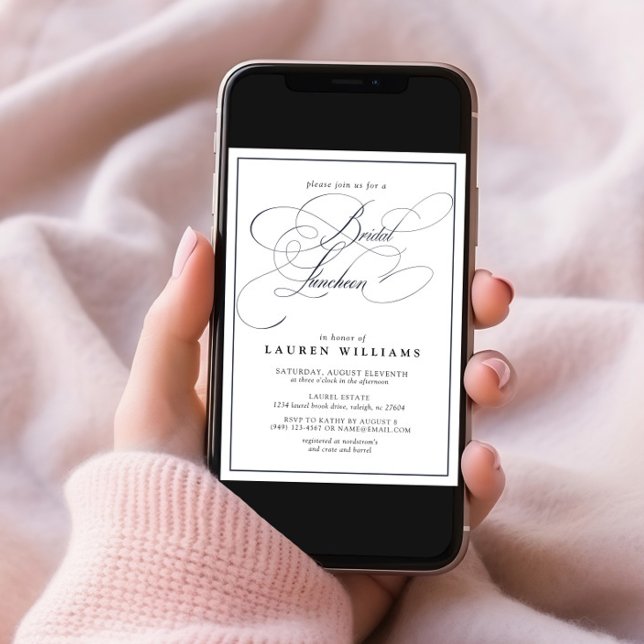 Invitación Elegante medalla de luna azul de la marina (Subido por el creador)