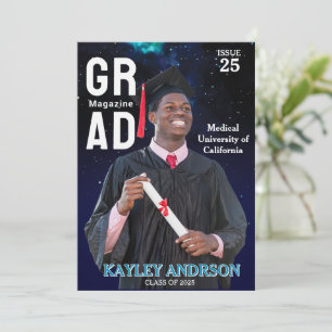 Invitación Elegante Médico de posgrado de medicina