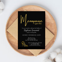 Elegante Menopausia de Oro Que Recibí Este 50 Cump