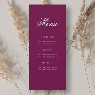 Invitación Elegante menú de Fiesta de Cumpleaños 70 Gold Mage