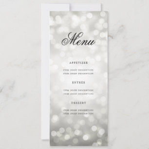 Invitación Elegante menú de fiesta de cumpleaños número 60 Si