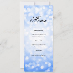 Invitación Elegante menú de la fiesta de cumpleaños número 60