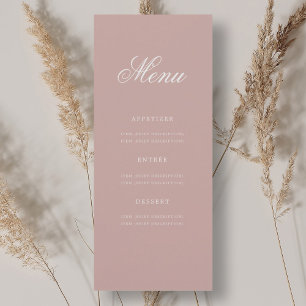 Invitación Elegante menú de la fiesta de cumpleaños número 70