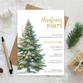 Invitación elegante minimalista a la fiesta de Nav