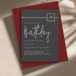 Invitación Elegante Minimalista negro negro 60 cumpleaños<br><div class="desc">Celebra un hito de estilo con esta elegante invitación a la fiesta de cumpleaños 60 de color negro y marfil beige. El diseño minimalista moderno combina un fondo negro profundo y mate con una tipografía refinada de marfil-beige, que incluye un osado sans-serif para los detalles del evento y un elegante...</div>