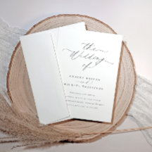 Elegante Minimalista sofisticado Boda eterno