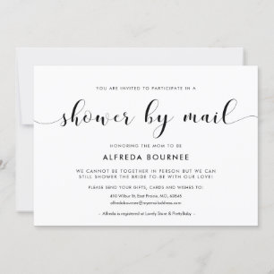 Invitación Elegante moda Baby Shower por correo