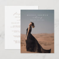 Elegante Moda de foto con escritura Minimalista du