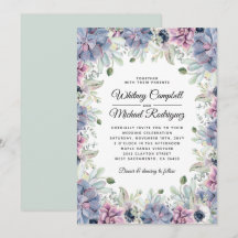 Elegante Moda Suculento Boda Florals