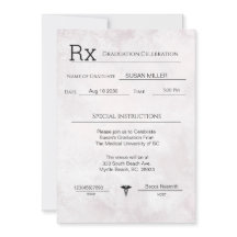Elegante mozo de prescripción médica Graduación