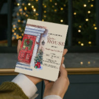 Elegante Navidades de la Casa Abierta con Logo de 