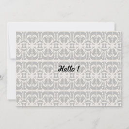 Invitación Elegante negro y blanco