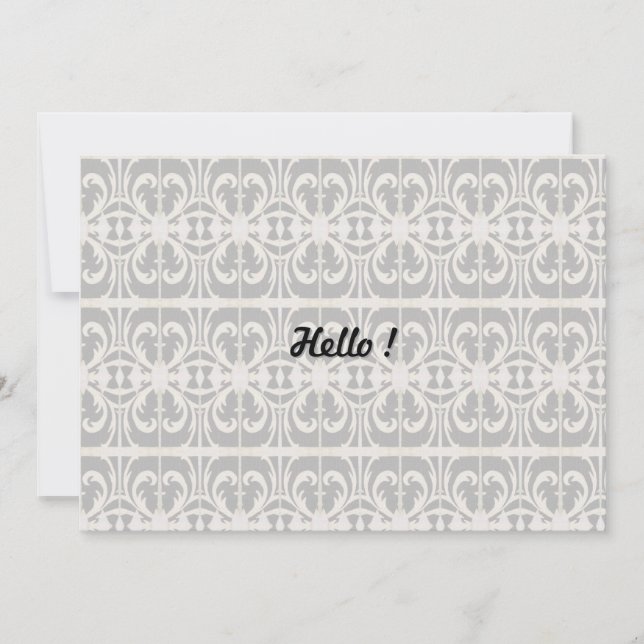 Invitación Elegante negro y blanco (Anverso)