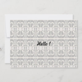 Invitación Elegante negro y blanco