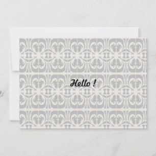 Invitación Elegante negro y blanco