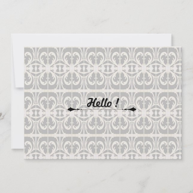 Invitación Elegante negro y blanco-2 (Anverso)