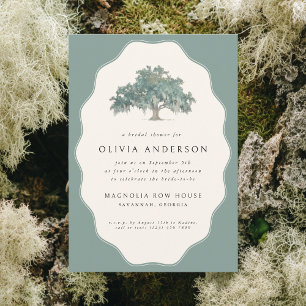 Invitación Elegante Oak Tree Southern Boda Bridal Shower