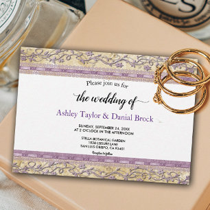 Invitación Elegante Ornate Classy Marco de Moda Boda formal