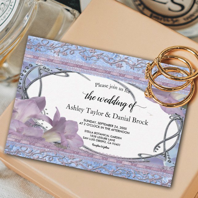 Invitación Elegante Ornate Script Clásico Boda formal de lujo (Subido por el creador)