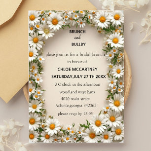 invitación elegante para desayuno de boda