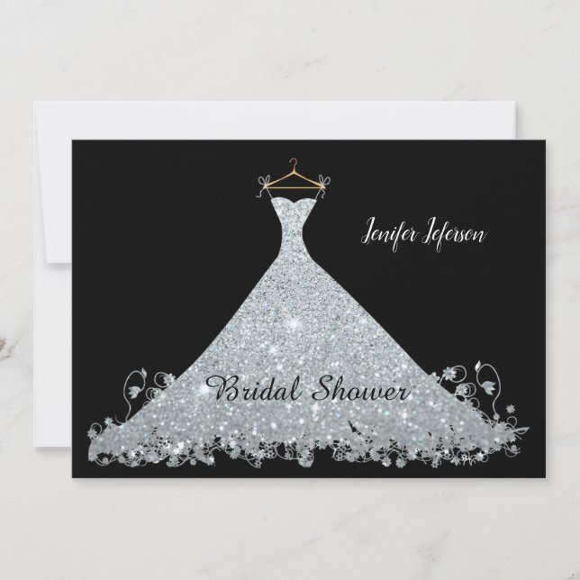 Invitación elegante para despedida de soltera (Anverso)