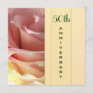 Invitación elegante para el 50 aniversario
