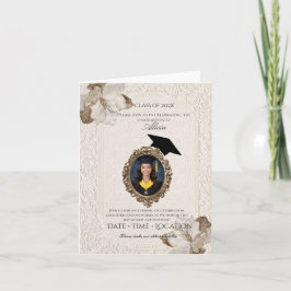 Invitación elegante para fiesta de graduación