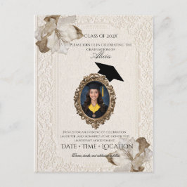 Invitación elegante para fiesta de graduación